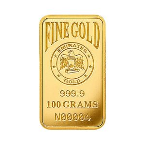 Emirates Gold 100 Grams Gold Bar