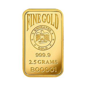 Emirates Gold 2.5 Gram Gold Bar